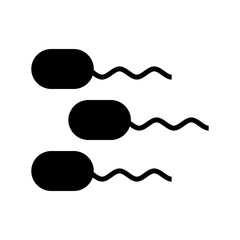 sperma icon or logo isolated sign symbol vector illustration - high quality black style vector icons
