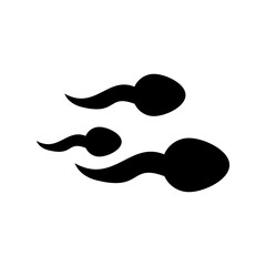 sperma icon or logo isolated sign symbol vector illustration - high quality black style vector icons
