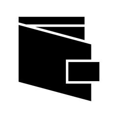 wallet icon or logo isolated sign symbol vector illustration - high quality black style vector icons
