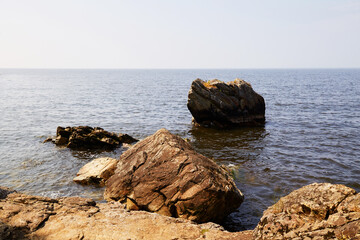 Turtle Stone at Lake Baikal near the village of Turka. 