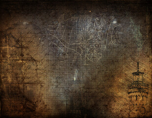 Dark grunge background with effect