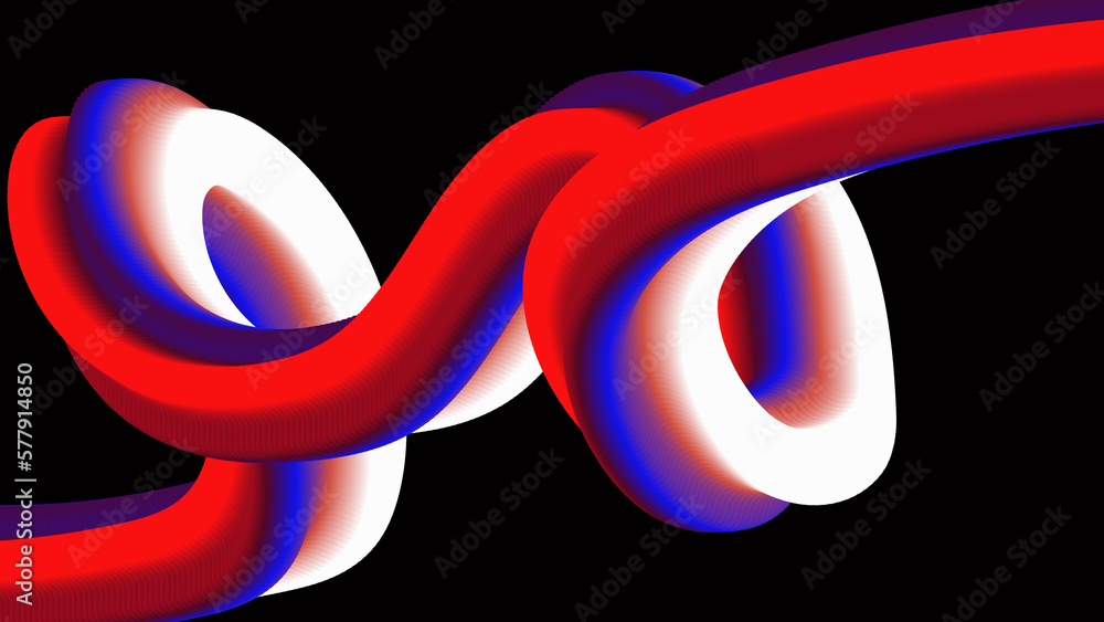 Poster colorful geometric background with fluid gradient 3d flow shapes composition.
