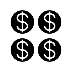 coins icon or logo isolated sign symbol vector illustration - high quality black style vector icons
