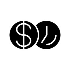 time is money icon icon or logo isolated sign symbol vector illustration - high quality black style vector icons
