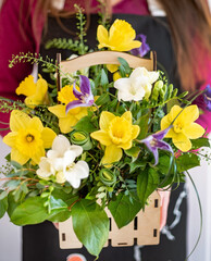 nice bouquet in the hands