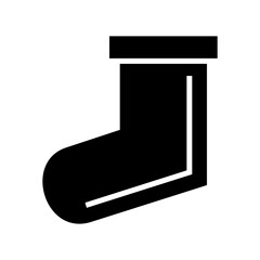sock icon or logo isolated sign symbol vector illustration - high quality black style vector icons
