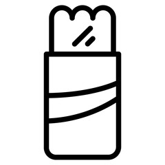 pie line icon style