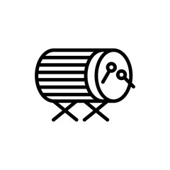 icon Ramadan Drum, Islam Drum, Mosque Drum, icon, vector illustration, editable color