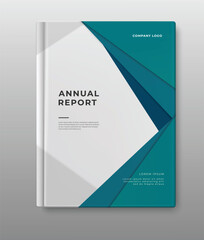 annual report template cover design