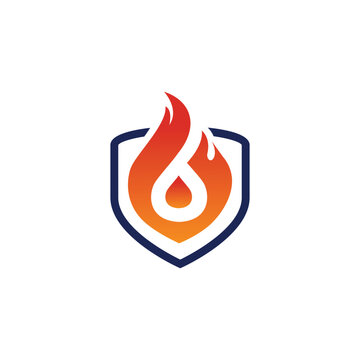 Letter b fire shield logo for web, icon, app, business, vector, logo, design, illustration, label, brand, identity, protection logo, shield logo, letter b, b, firefighter logo, move fast, rescue logo
