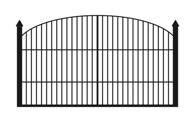 Flat style home fence vector icon for background needs. vector illustration	
