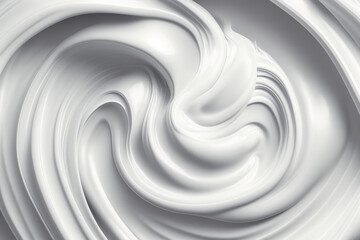 Fototapeta premium White texture of cream background.Generative AI