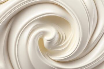 White texture of cream background.Generative AI