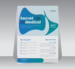 medical health care & consultation flyer,Corporate healthcare and medical cove a4 flyer design template
The Best Medical leaflet Template Design