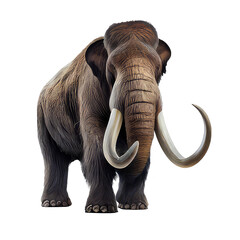 Obraz premium mammoth isolated on white background