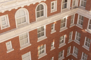 A view of 1920s building architecture.