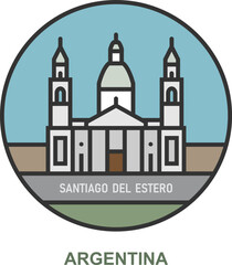 Santiago Del Estero. Cities and towns in Argentina