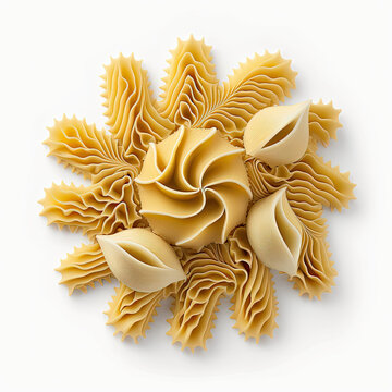 pasta on white, Generated AI, Generated, AI