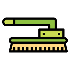 brushes filled outline icon style