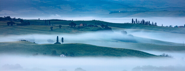 Misty Valley of Tuscany