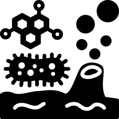 chemosynthesis solid style icon