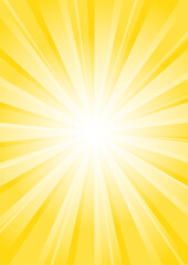 Obraz premium 集中線 シンプル 使いやすい 縦 オレンジ 黄色 金色