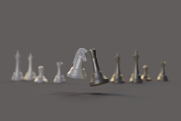 3d render chess