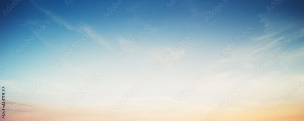 Wall mural cloudy sky colorful background