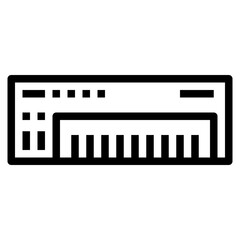 keyboard line icon style