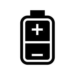 Fototapeta premium battery level icon or logo isolated sign symbol vector illustration - high quality black style vector icons 
