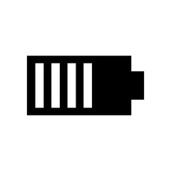 battery level icon or logo isolated sign symbol vector illustration - high quality black style vector icons
