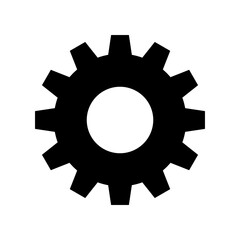 gear icon or logo isolated sign symbol vector illustration - high quality black style vector icons
