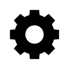 gear icon or logo isolated sign symbol vector illustration - high quality black style vector icons
