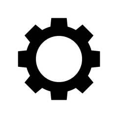 gear icon or logo isolated sign symbol vector illustration - high quality black style vector icons
