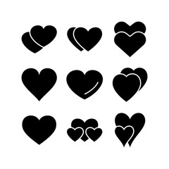 heart icon or logo isolated sign symbol vector illustration - high quality black style vector icons
