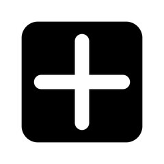 plus icon or logo isolated sign symbol vector illustration - high quality black style vector icons
