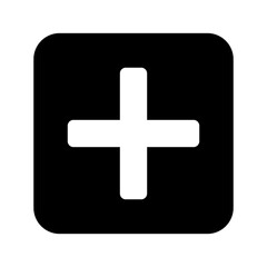 plus icon or logo isolated sign symbol vector illustration - high quality black style vector icons
