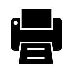 printer icon or logo isolated sign symbol vector illustration - high quality black style vector icons
