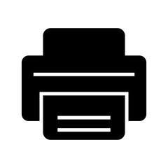 printer icon or logo isolated sign symbol vector illustration - high quality black style vector icons
