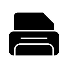 printer icon or logo isolated sign symbol vector illustration - high quality black style vector icons
