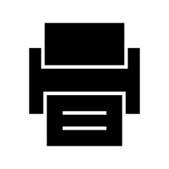 printer icon or logo isolated sign symbol vector illustration - high quality black style vector icons
