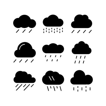 rainy icon or logo isolated sign symbol vector illustration - high quality black style vector icons
