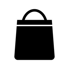 shopping bag icon or logo isolated sign symbol vector illustration - high quality black style vector icons
