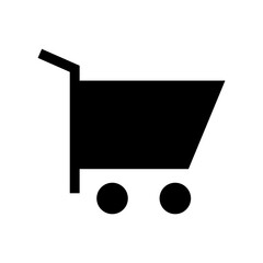 shopping cart icon or logo isolated sign symbol vector illustration - high quality black style vector icons
