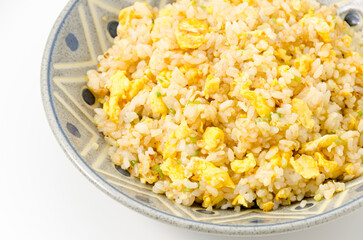 玉子とネギの炒飯