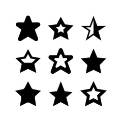 star icon or logo isolated sign symbol vector illustration - high quality black style vector icons
