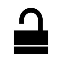 unlocked icon or logo isolated sign symbol vector illustration - high quality black style vector icons
