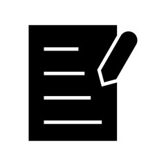 write icon or logo isolated sign symbol vector illustration - high quality black style vector icons
