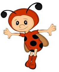 cute ladybug child