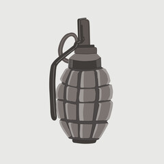 Grenade isolated on a white background
